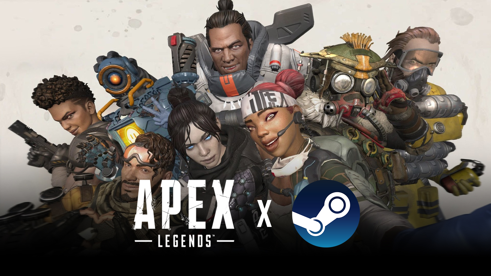 Alle Apex -Legenden starten Zeichen mit Steam Logo