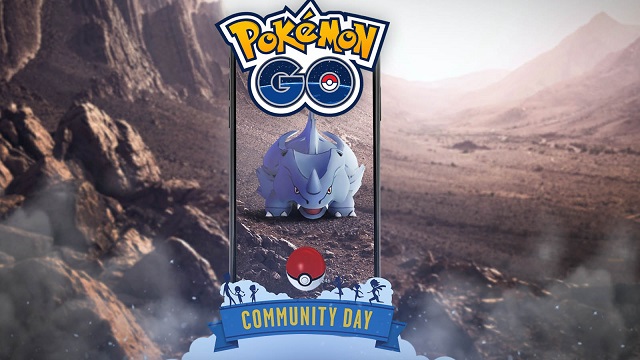 Pokémon GO: Rhyhorn será destaque do Dia Comunitário de fevereiro