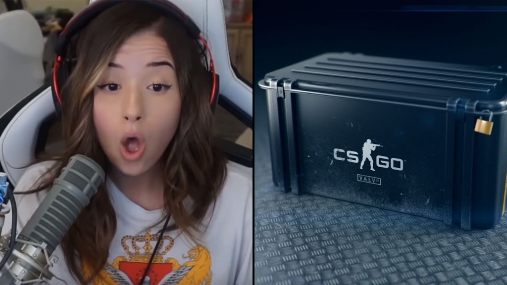 Pokimane loses her mind over lucky CSGO unboxing for favorite skin ...