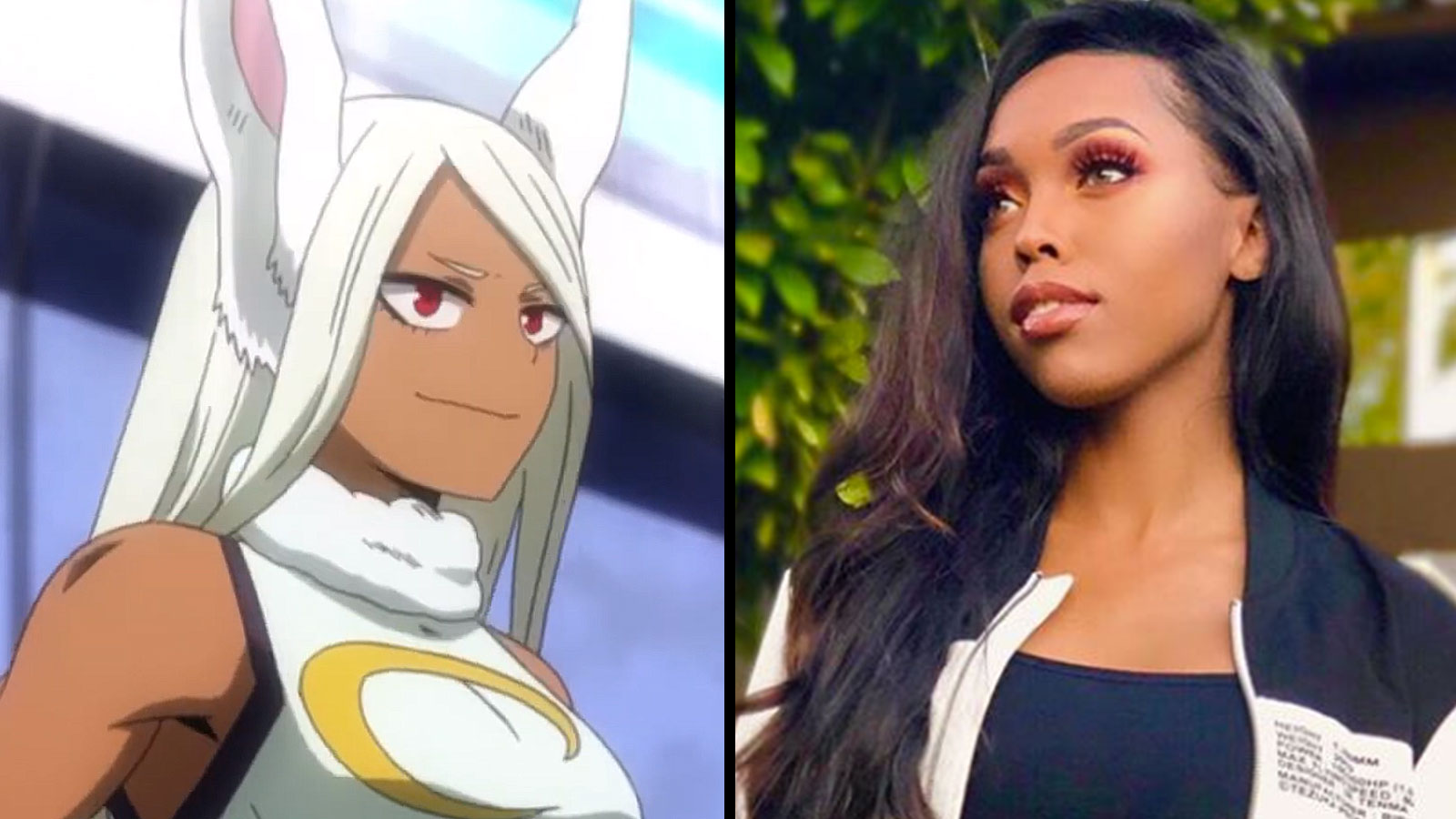 Brown.Suga.Outlaw on X: FINALLY HAVE MY FIRST BNHA COSPLAY!!! Everyone  else was too cute. I needed a buff bunny girl in my life 💪🏽🐰😍 #miruko  #mirko #mirukobnha #bnha #bnhacosplay  / X