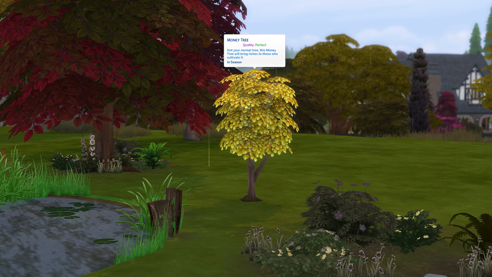Arbore de bani în Sims 4