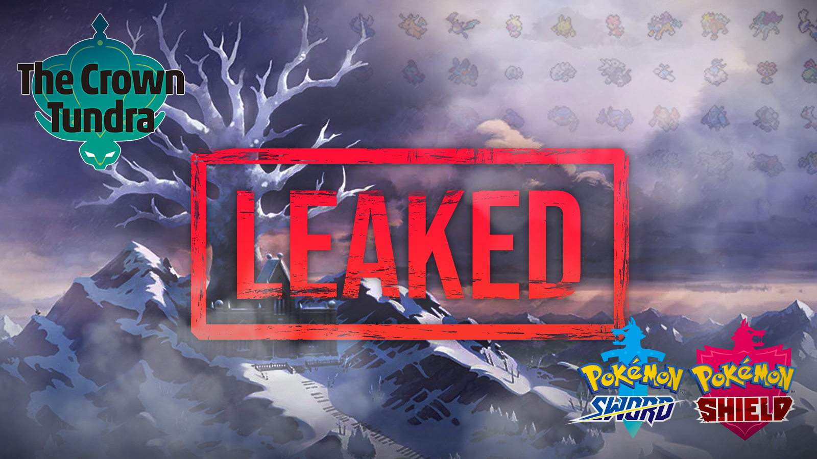 Pokemon Sword And Shield The Crown Tundra Details Leaked Ahead Of Time Dexerto 