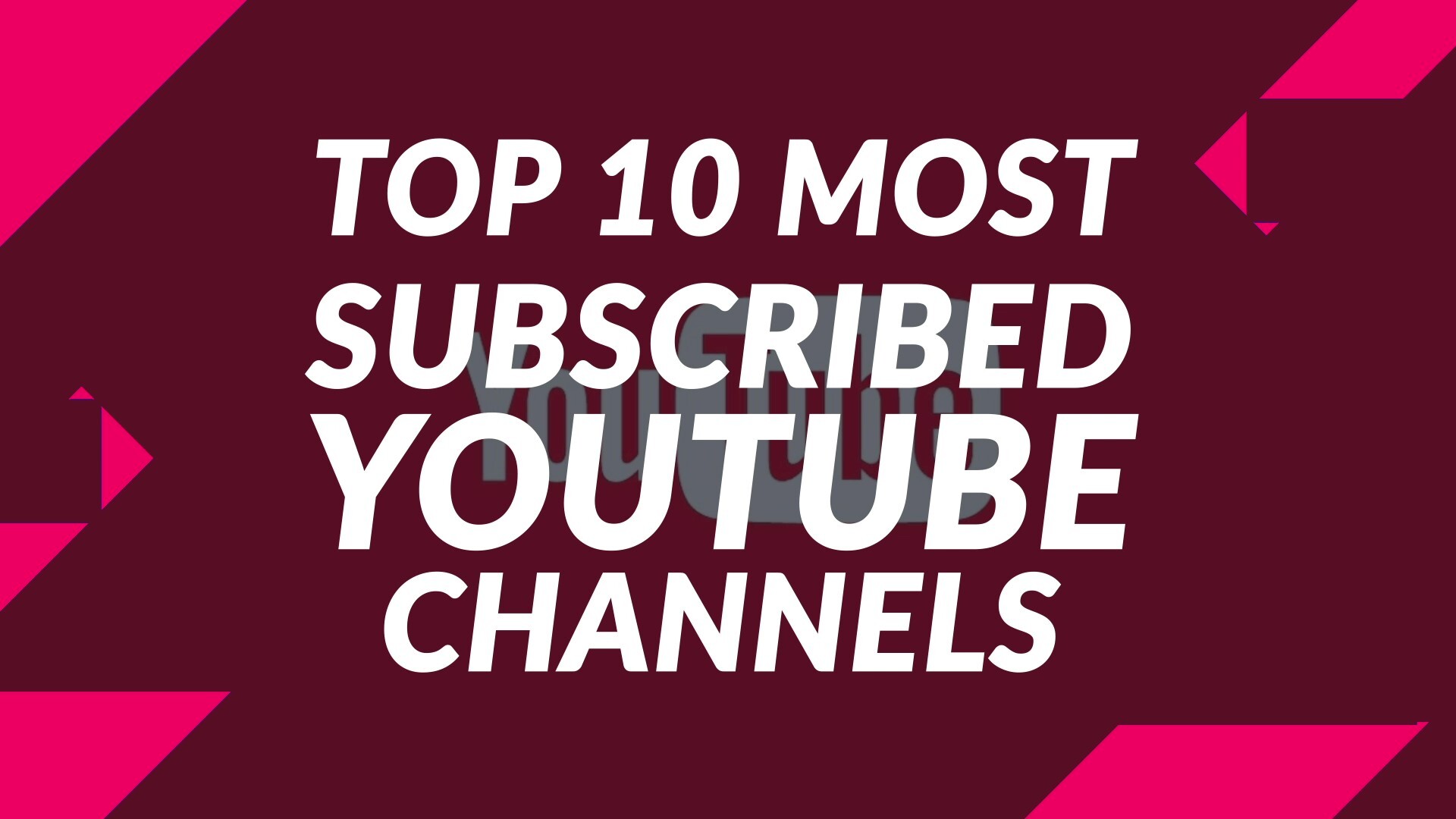 YouTube’s 10 biggest channels - Dexerto