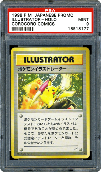 Illustrator Pikachu Pokemon Card PSA