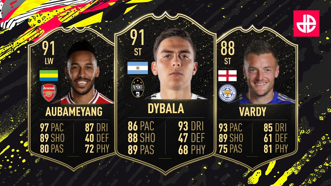 Fifa 20 Totw 29 Revealed Vardy Aubameyang Dybala And More Dexerto 