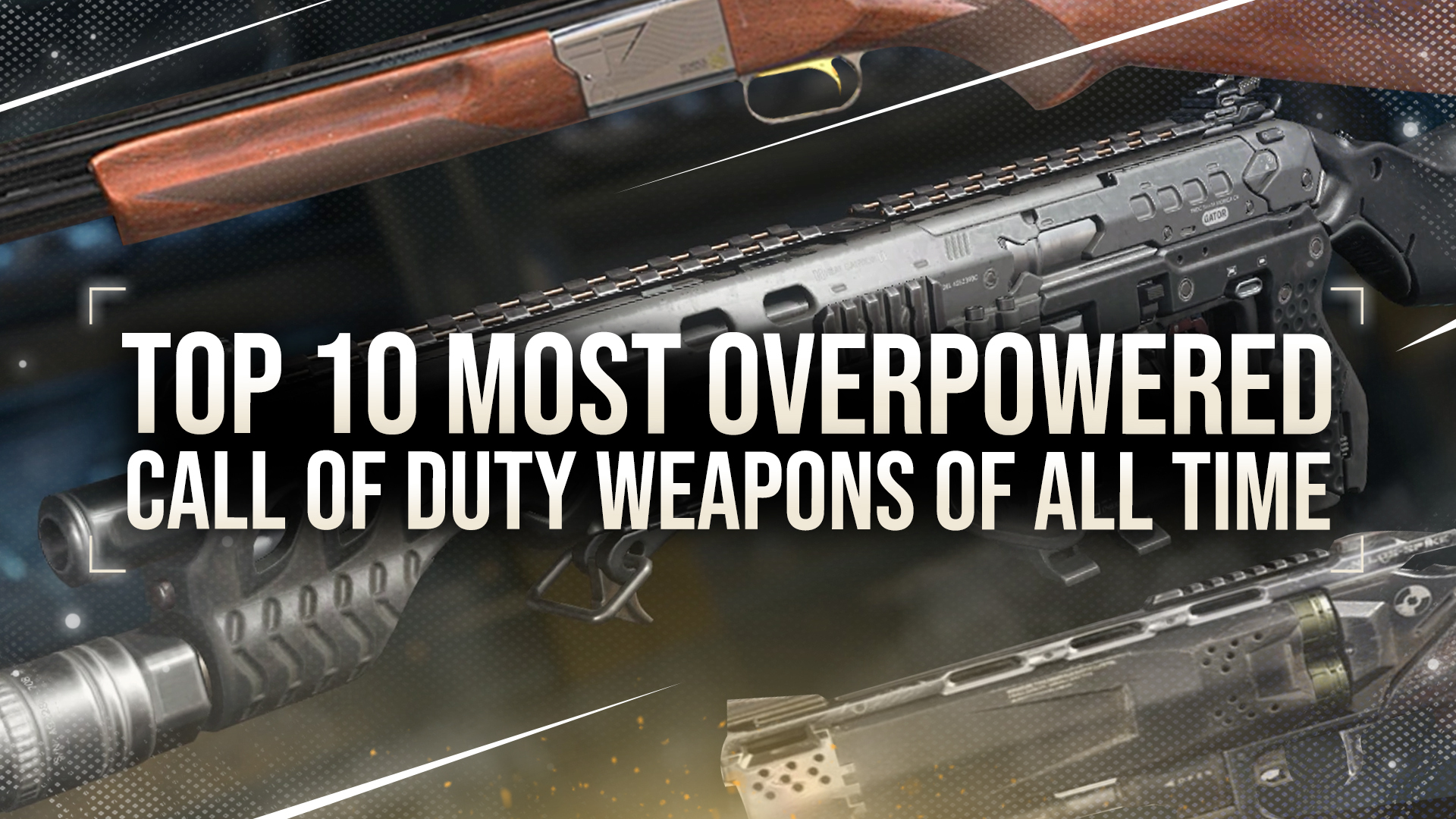 Top 10 Most Overpowered Call Of Duty Weapons Of All Time Dexerto