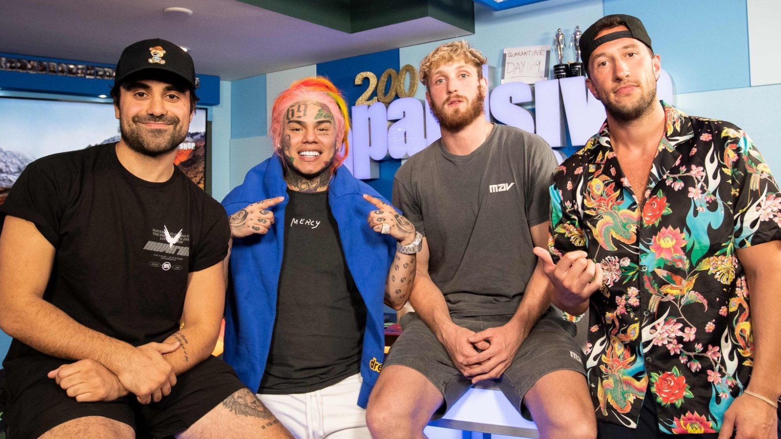 Logan Paul & Mike Majlak confront 6ix9ine over snitching on Impaulsive