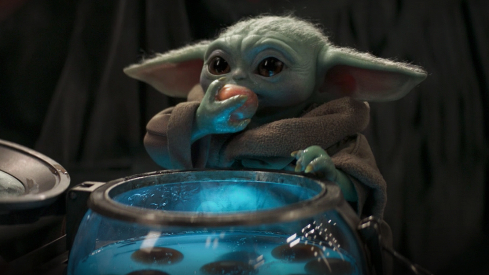 Baby Yoda Eats Fan Art