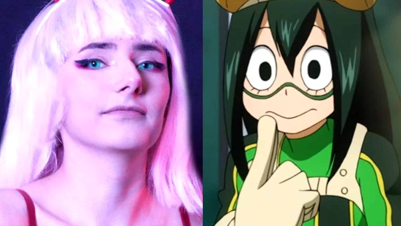 My Hero Academia cosplayer makes a splash as stunning Froppy - Dexerto