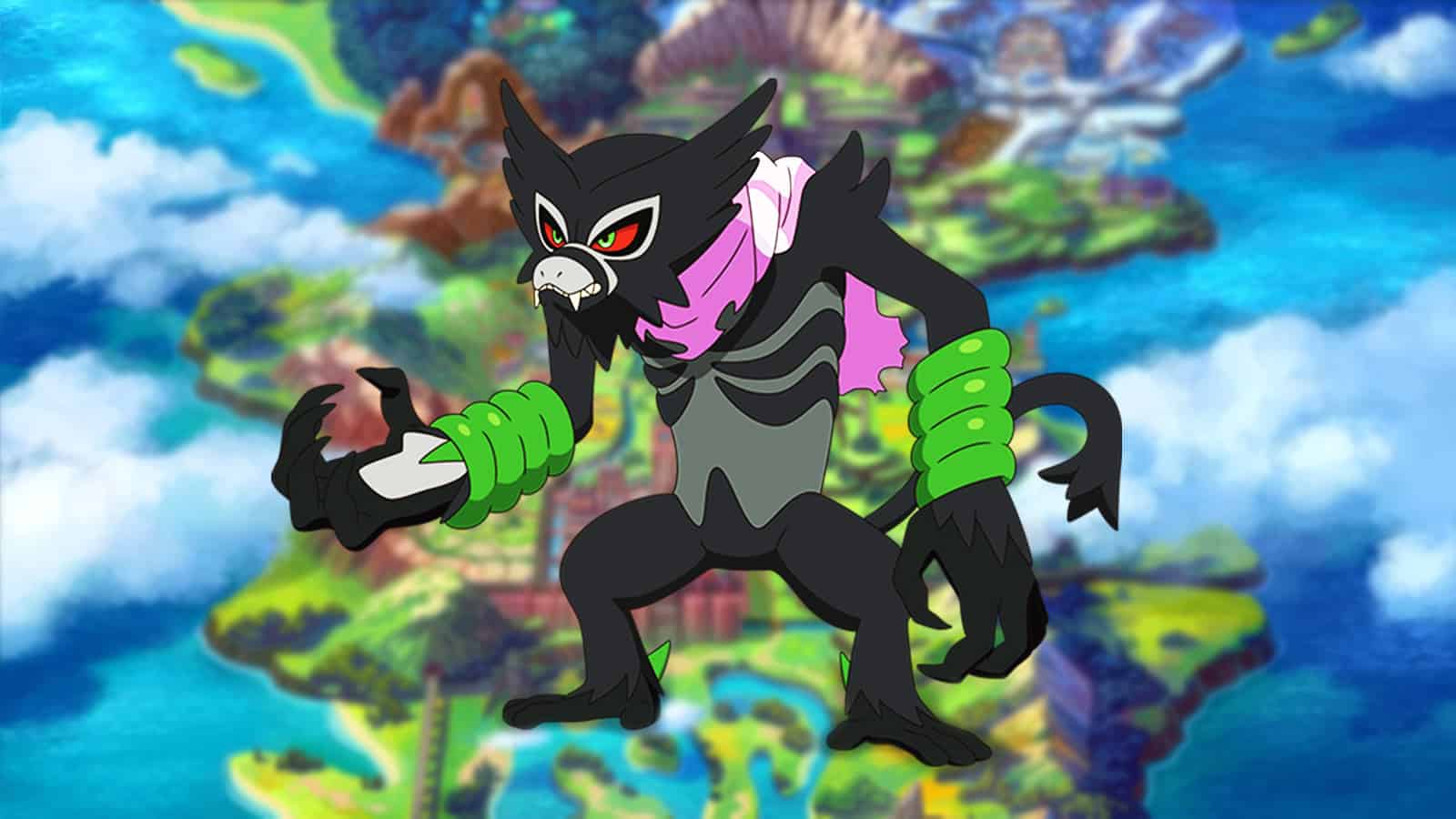 ZARUDE Dada Scarf Form 6IV EVENT Mythical // Pokemon Sword and -  Norway