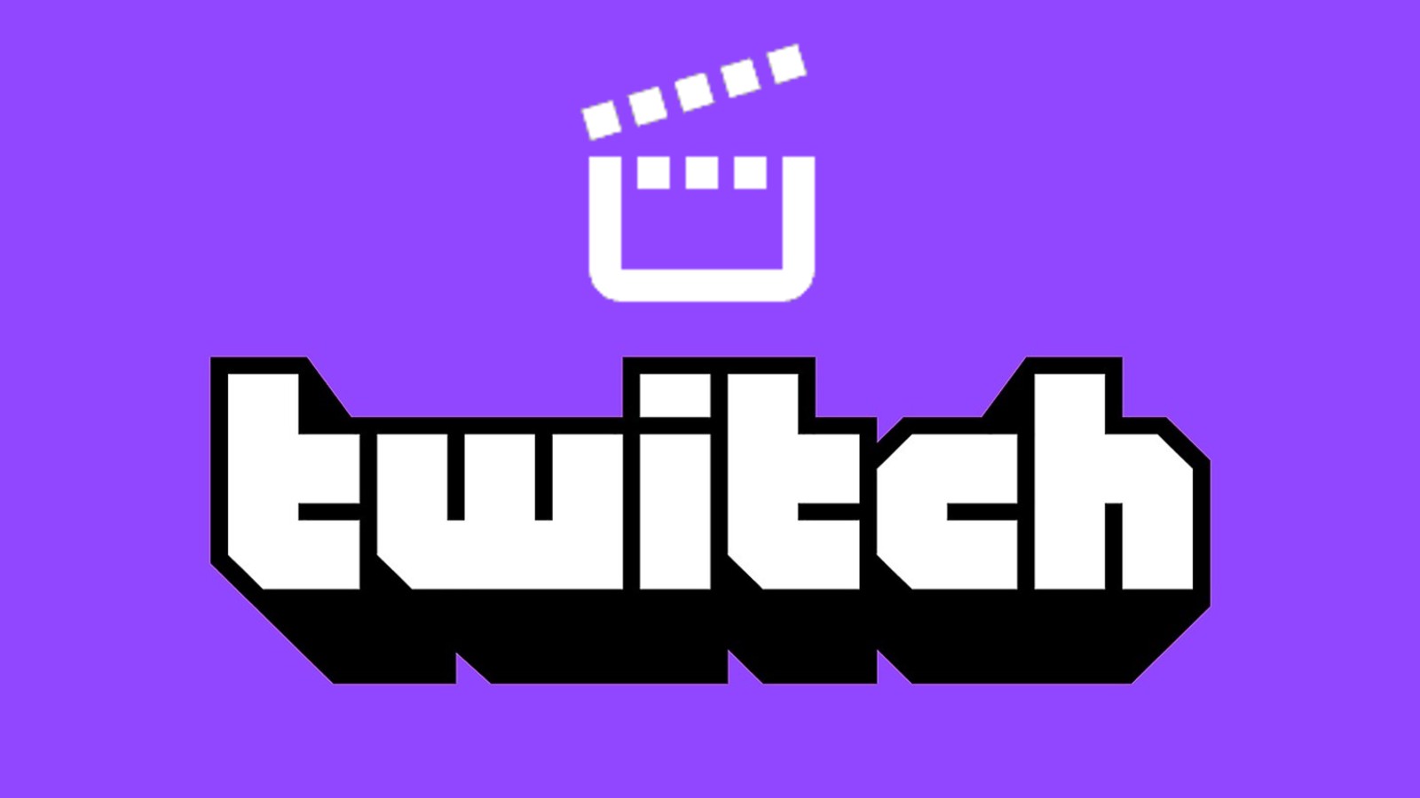 Logo -ul Twitch sub logo -ul clipului