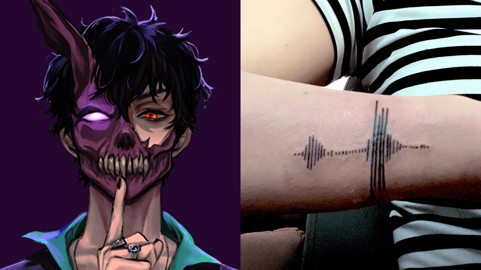 Corpse Husband responds after superfan literally tattoos his breath on her arm - Dexerto