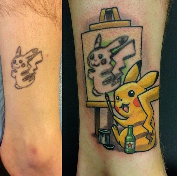Pokemon Pikachu Tattoo Stickers Gengar Kids Birthday Party Decorations  Cartoon DIY Body Art Tattoos Girls Birthday