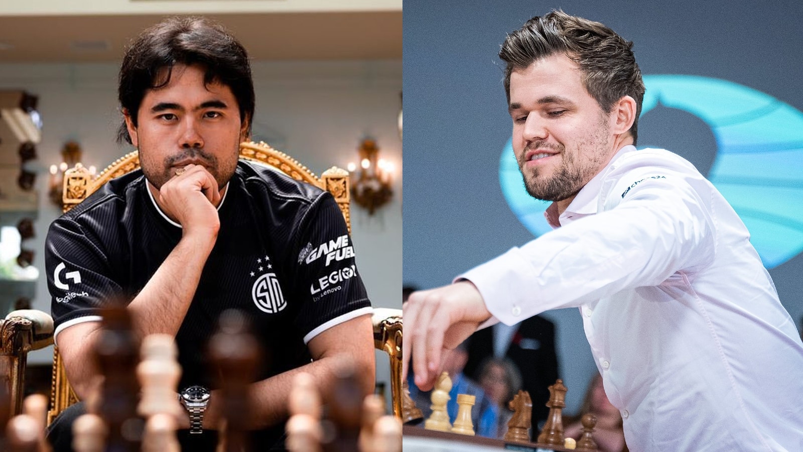 Magnus Carlen is eliminated from the Chessable Masters after mouse sli, magnus vs hikaru