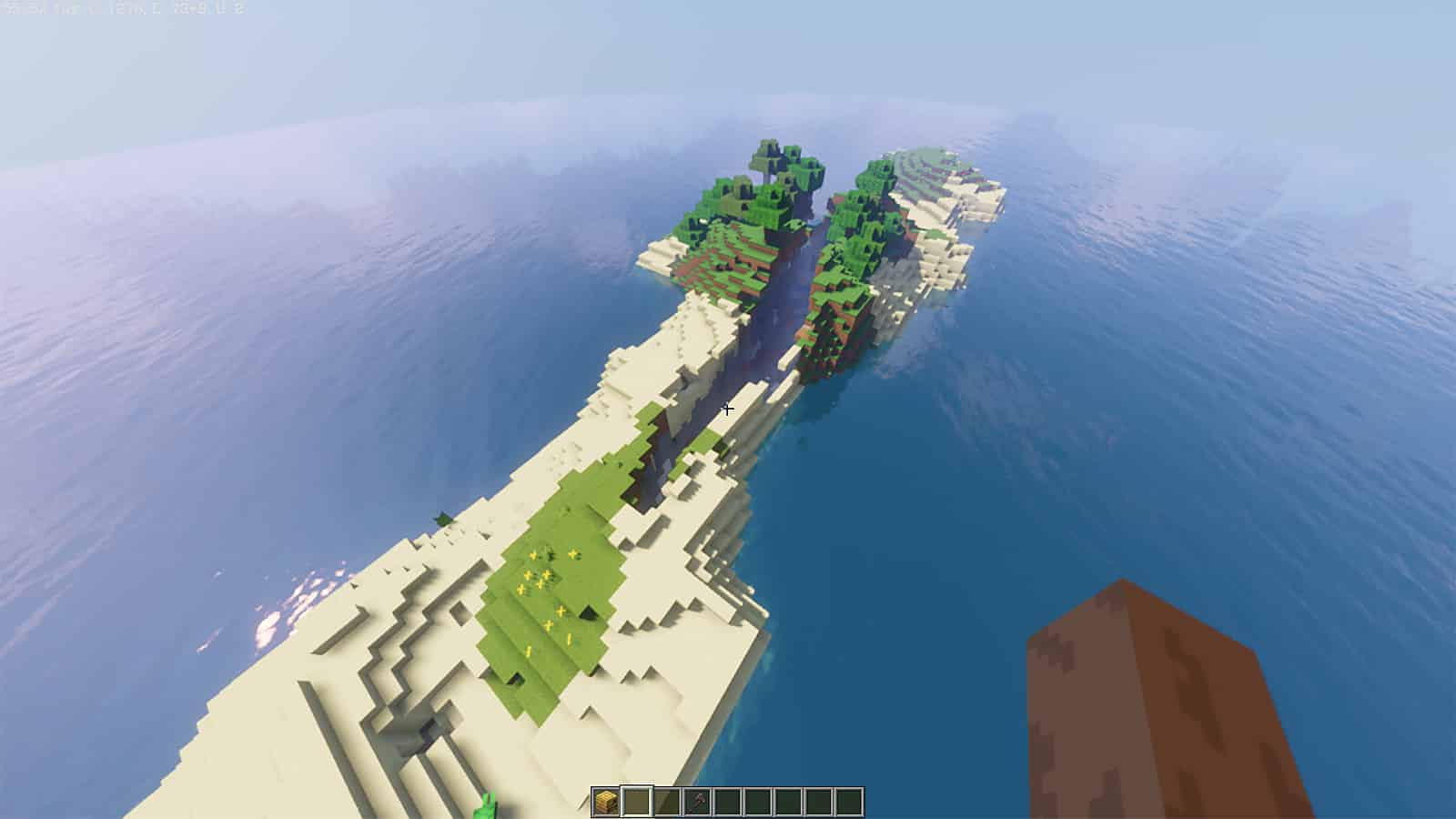 Pulau kapal kapal di Minecraft