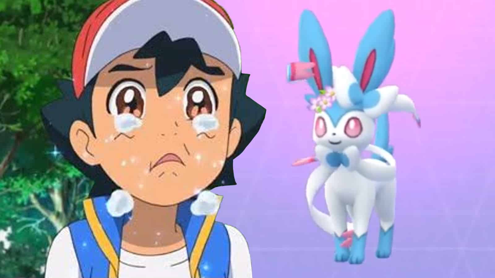 Pokemon Trainer Distraught After Shiny Flower Crown Sylveon Evolution Ends In Disaster Dexerto
