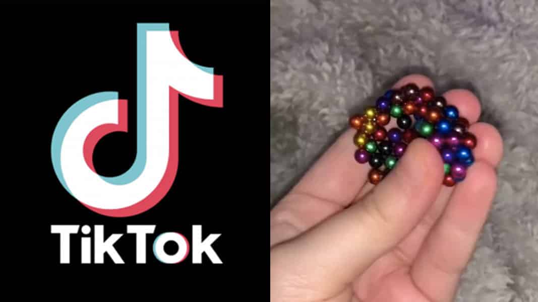 diy magnetic beads fidget toy｜TikTok Search