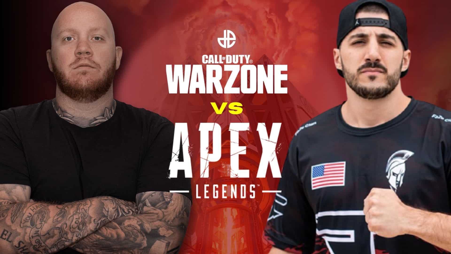 Warzone vs Apex Legends: War is on as NICKMERCS, TimTheTatman & CouRage ...
