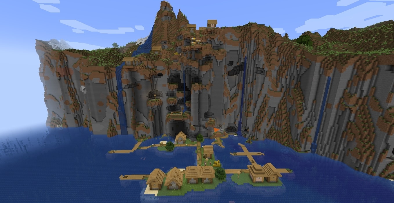 Lake Village Minecraft verdensfrø