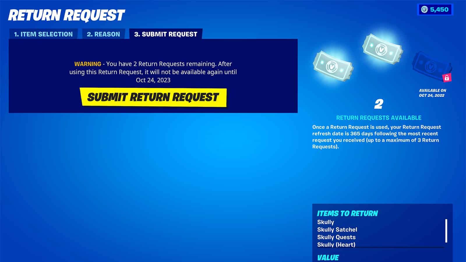 How to refund or return Item Shop purchases in Fortnite - Fortnite Support