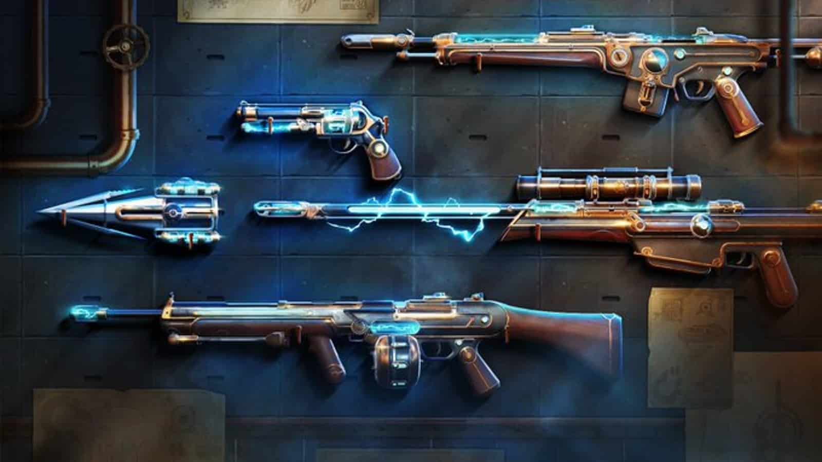 Magepunk Skins pro Aries, Operator, Sheriff, Melee a Guardian