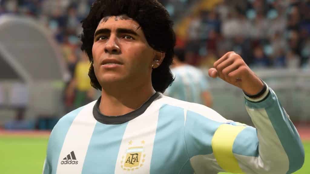 Diego Maradona could be REMOVED from FIFA 22 due to trademark issue with  legend card wiped from the game