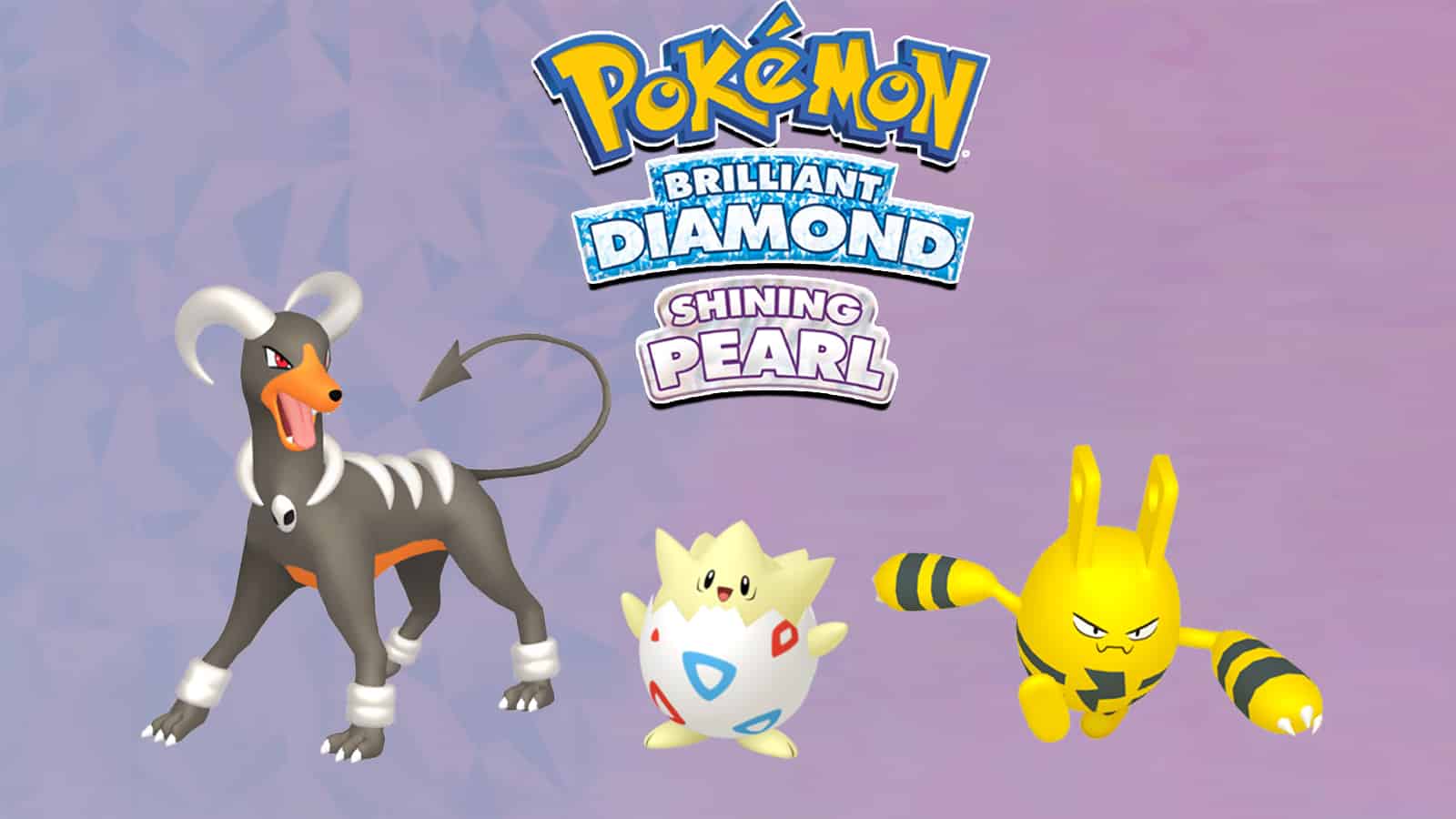 Characters & Pokémon • Brilliant Diamond & Shining Pearl •