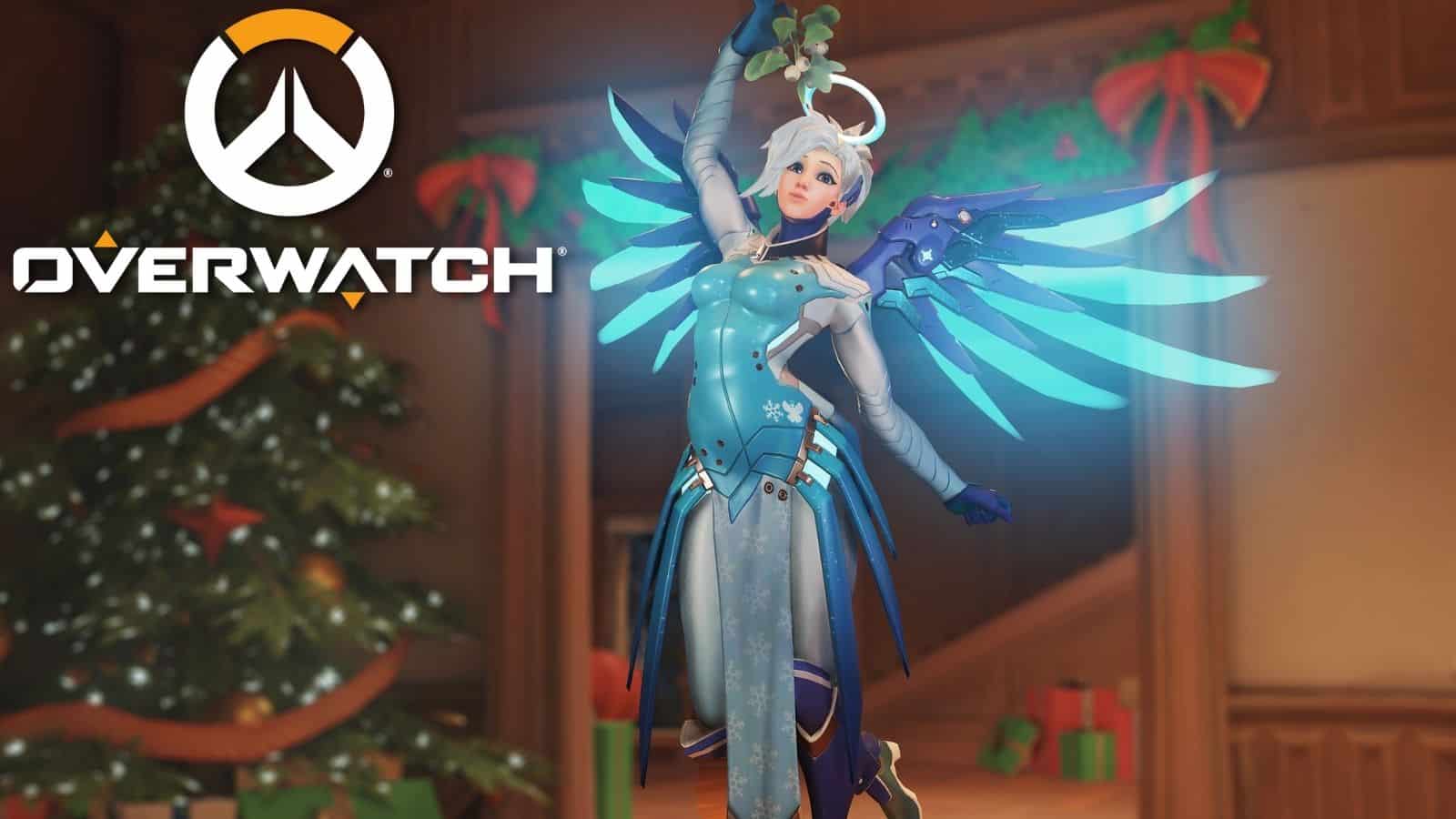 Overwatch player designs perfect Mercy ‘jingle’ skin for Winter