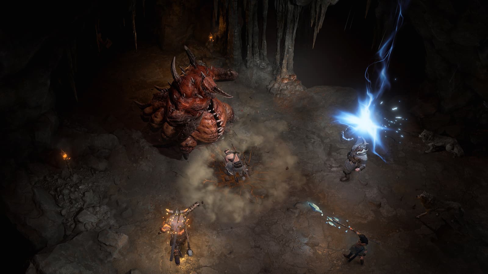 Diablo 4 Spieler sehen sich Duriel Prime Evil gegenüber