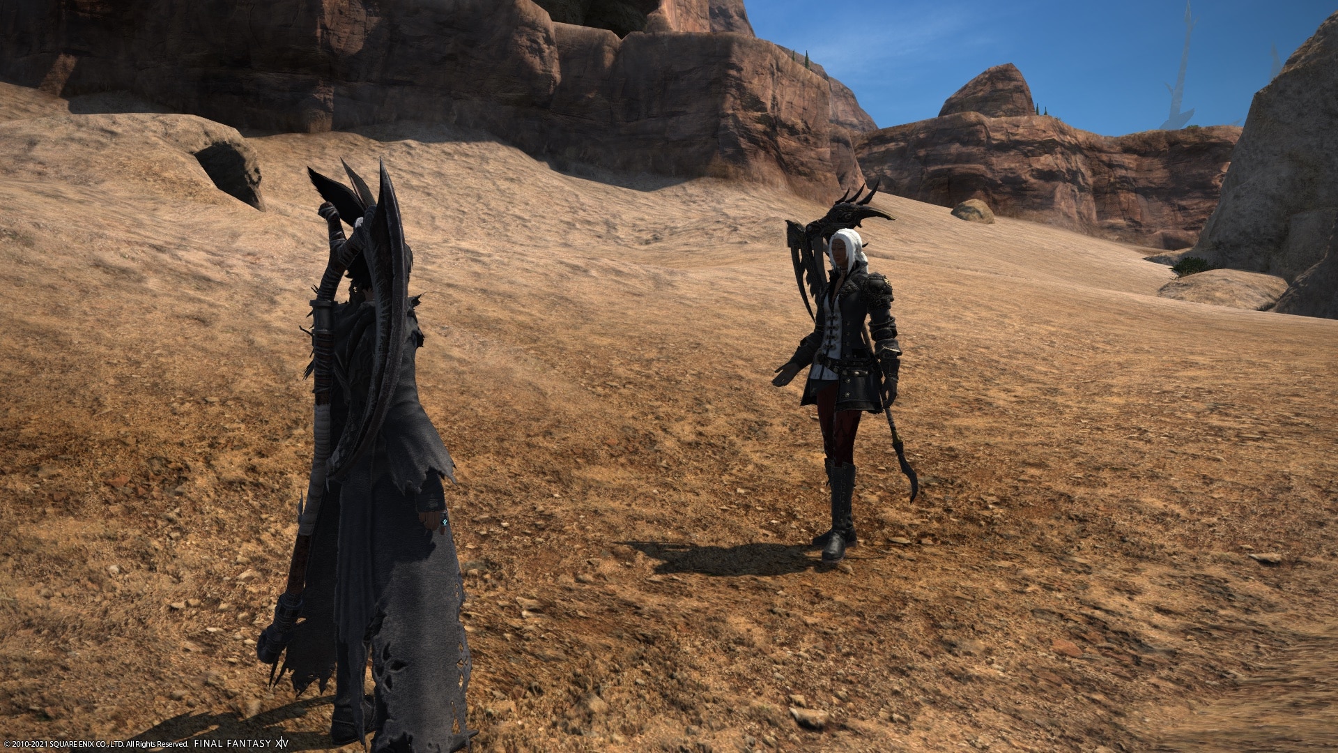 Captura de pantalla FFXIV que muestra la clase Reaper