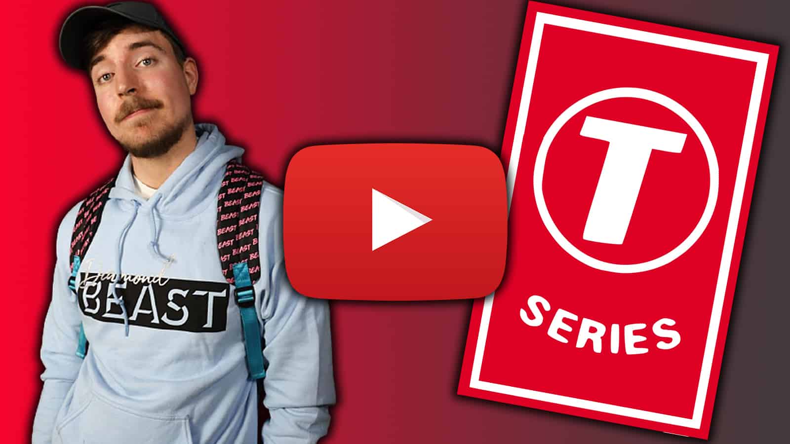 MrBeast beats T-Series as the fastest growing  channel of