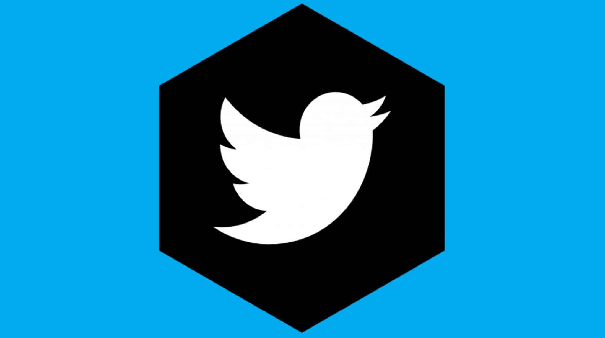twitter logo black circle