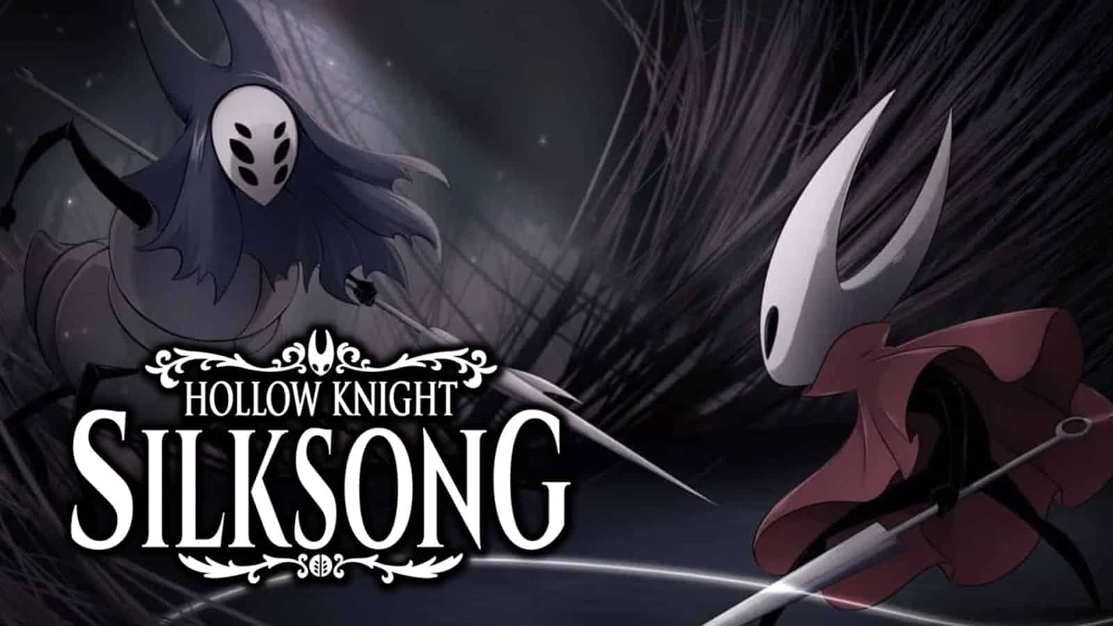 Hollow Knight Silksong Logo Hornet 