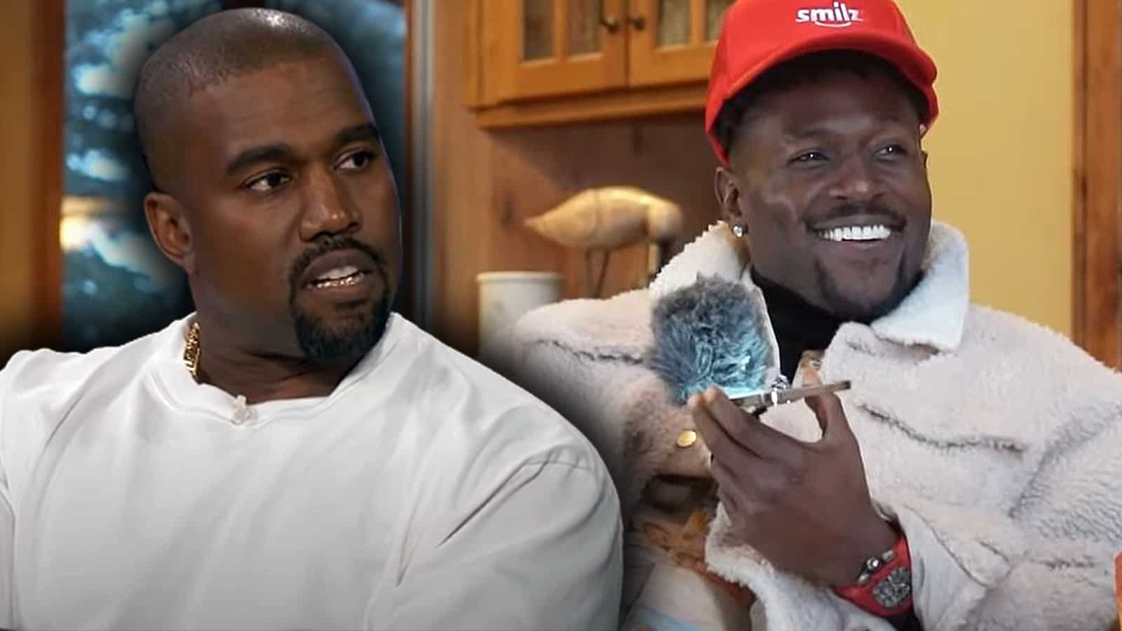 Antonio Brown gets decked out as Kanye's twin after being named