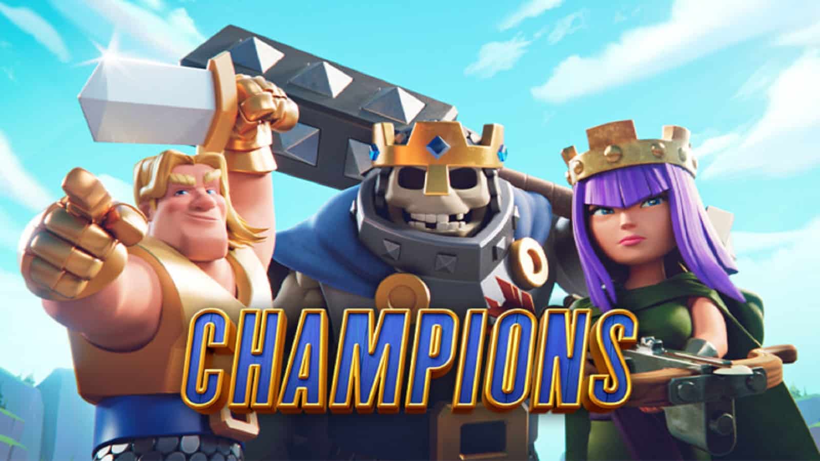 Poster untuk Pembaruan Champions di Clash Royale
