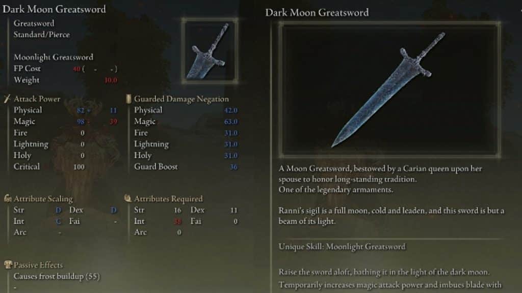 How to obtain the Moonlight Greatsword from Ranni in Elden Ring