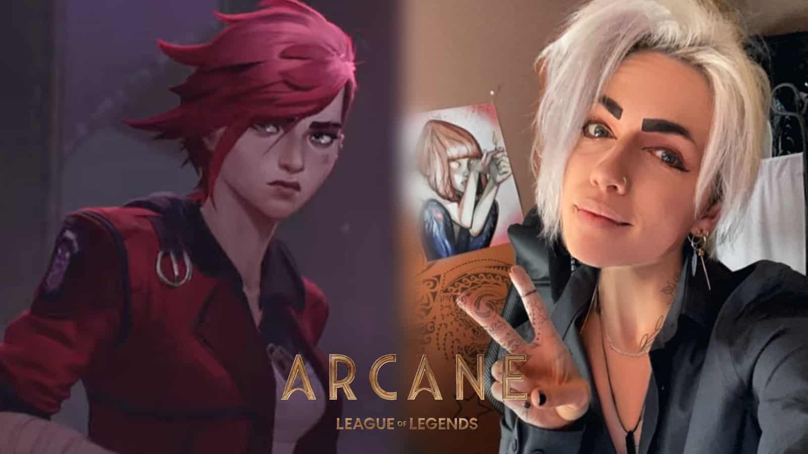 park poll Corrupt League cosplayer delivers justice as Arcane's fearsome Vi - Dexerto