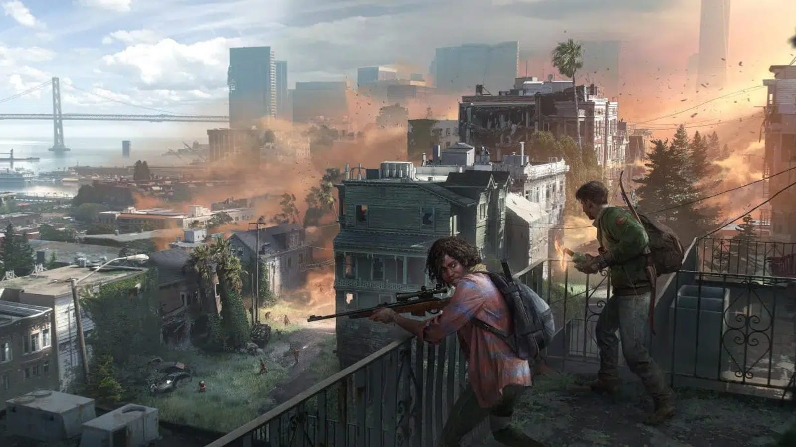 Seni Konsep Rasmi untuk Projek Faksi Multiplayer Last of Us yang akan datang oleh Naughty Dog