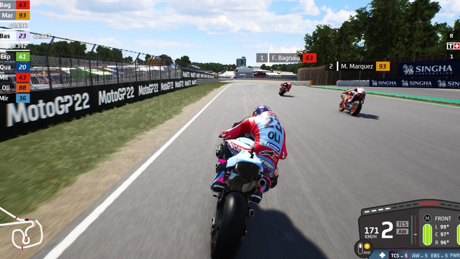 MotoGP 22 review A sim racer with a steep learning curve
