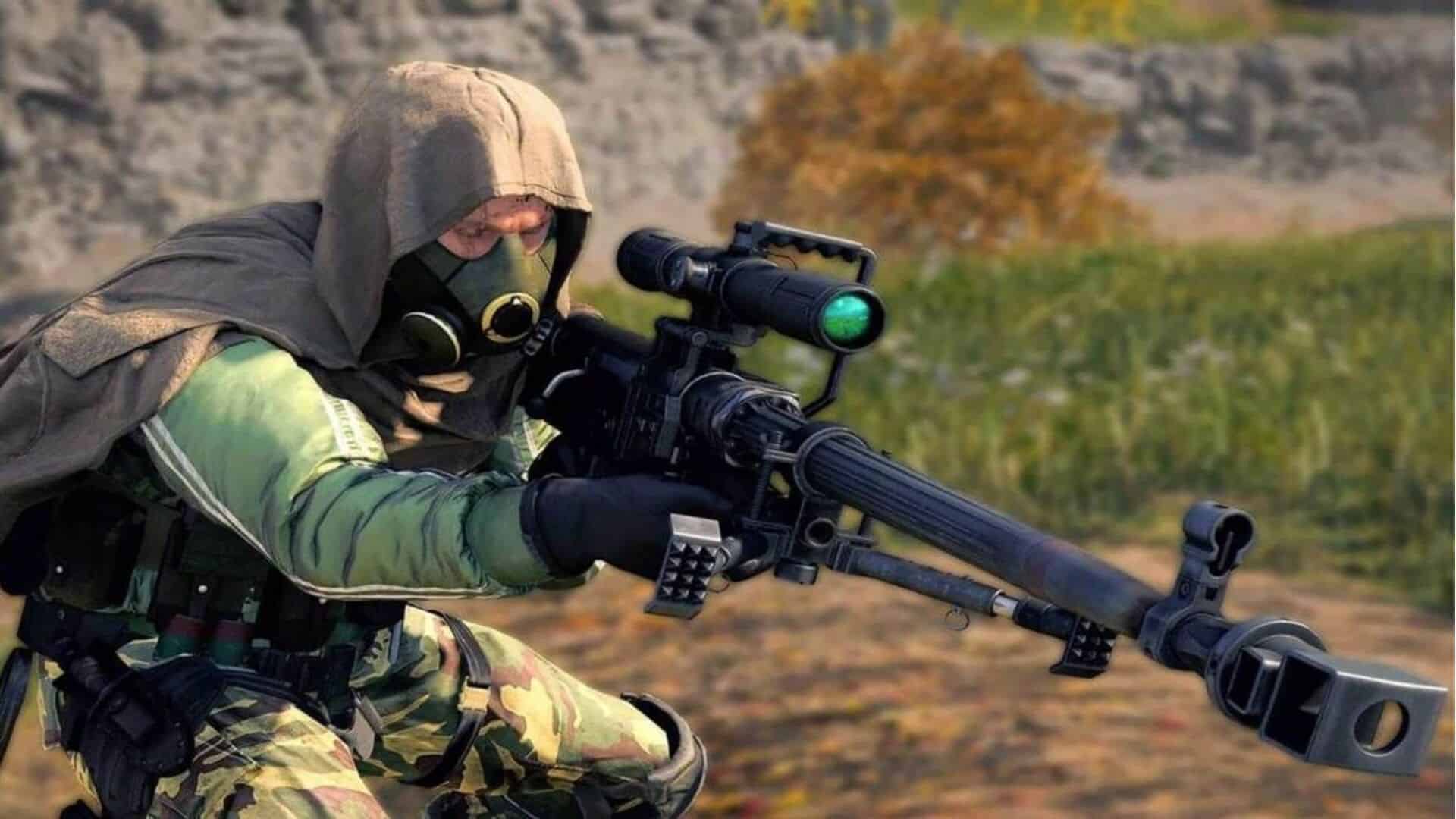 Operator Menggunakan ZRG 20mm Sniper Rifle di Cod Warzone