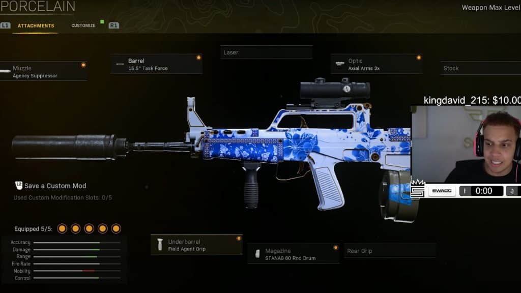 Swagg Warzone QBZ Weapon Preview