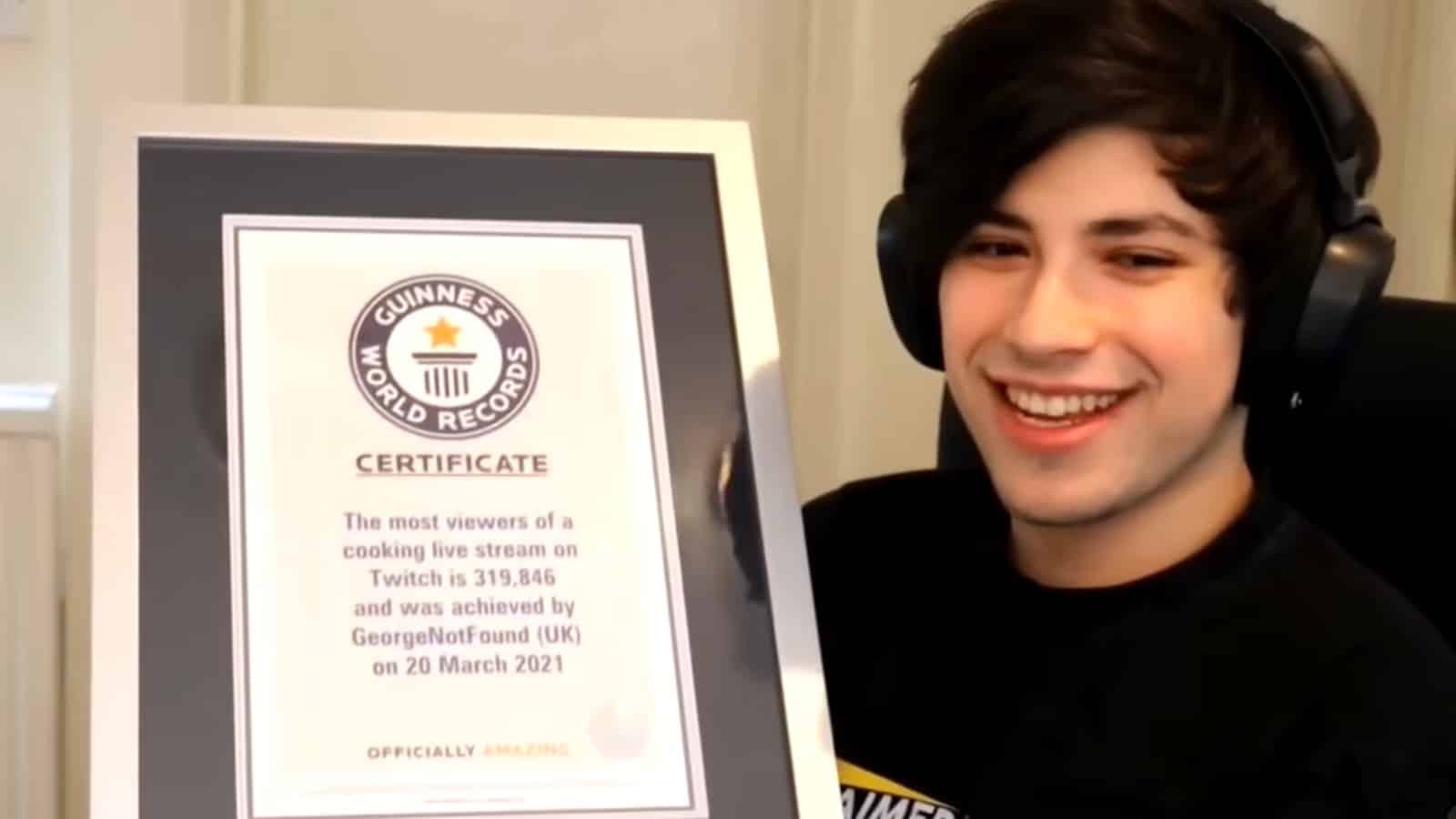 GeorgeNotFound smashes world record for Twitch cooking stream viewers -  Dexerto