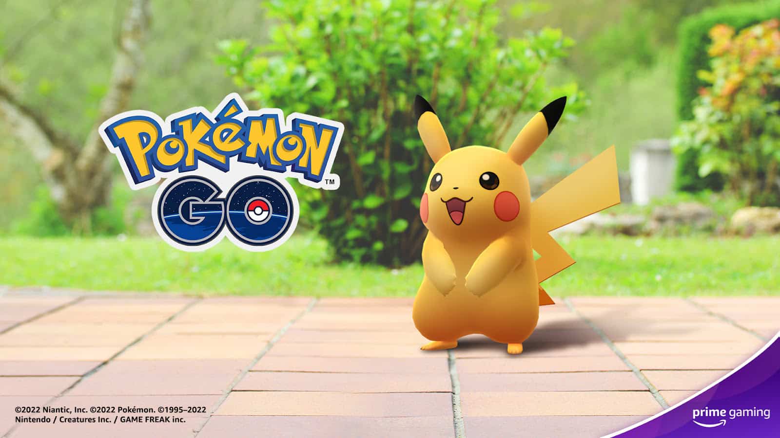 Une affiche pour le schéma de récompenses Pokemon Go Prime Gaming