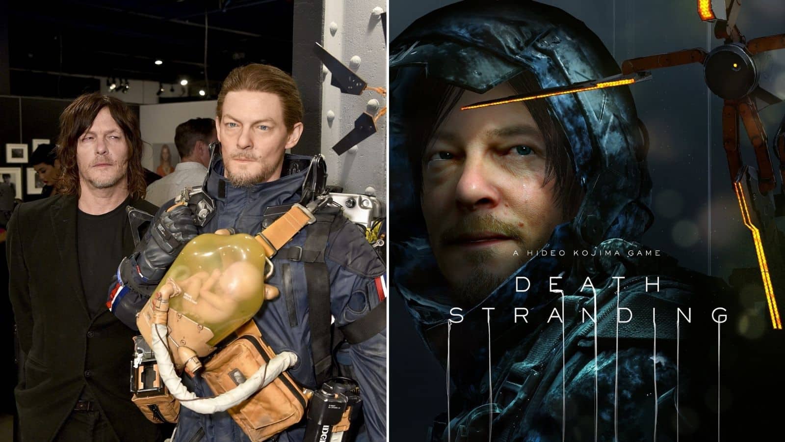 Sony PlayStation's booth at E3 this year featured a lifelike full-sized  statue of Norman Reedus in full costume to promote Hideo Kojima's highly  anticipated new game 'Death Stranding'. Two recent cast announcements