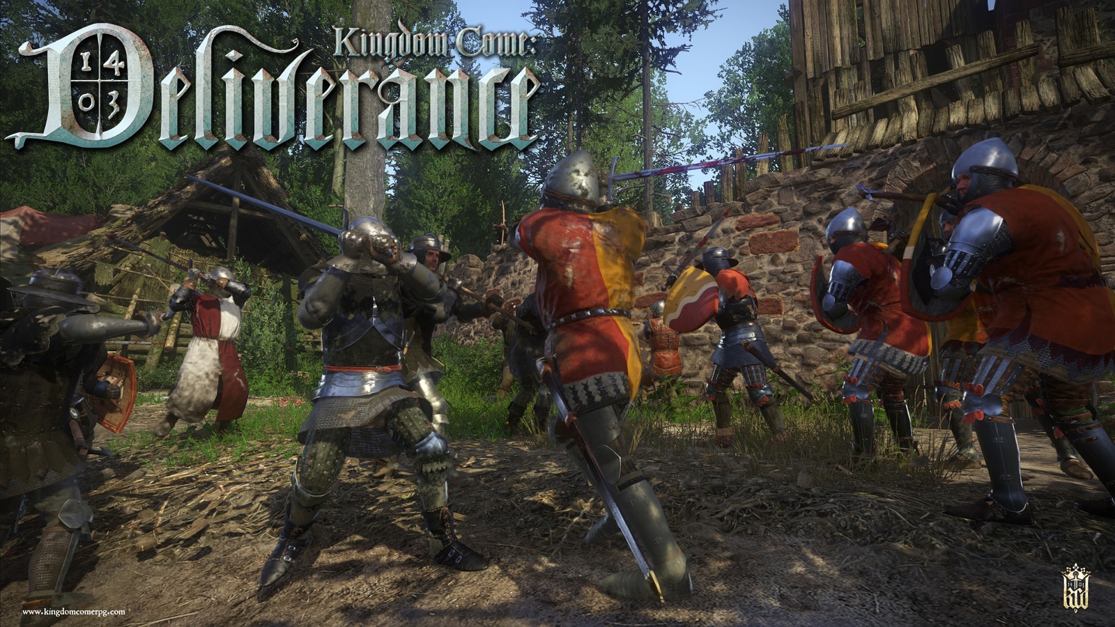 Een beeld van Kingdom Come Deliverance -gameplay, die lijkt op Skyrim