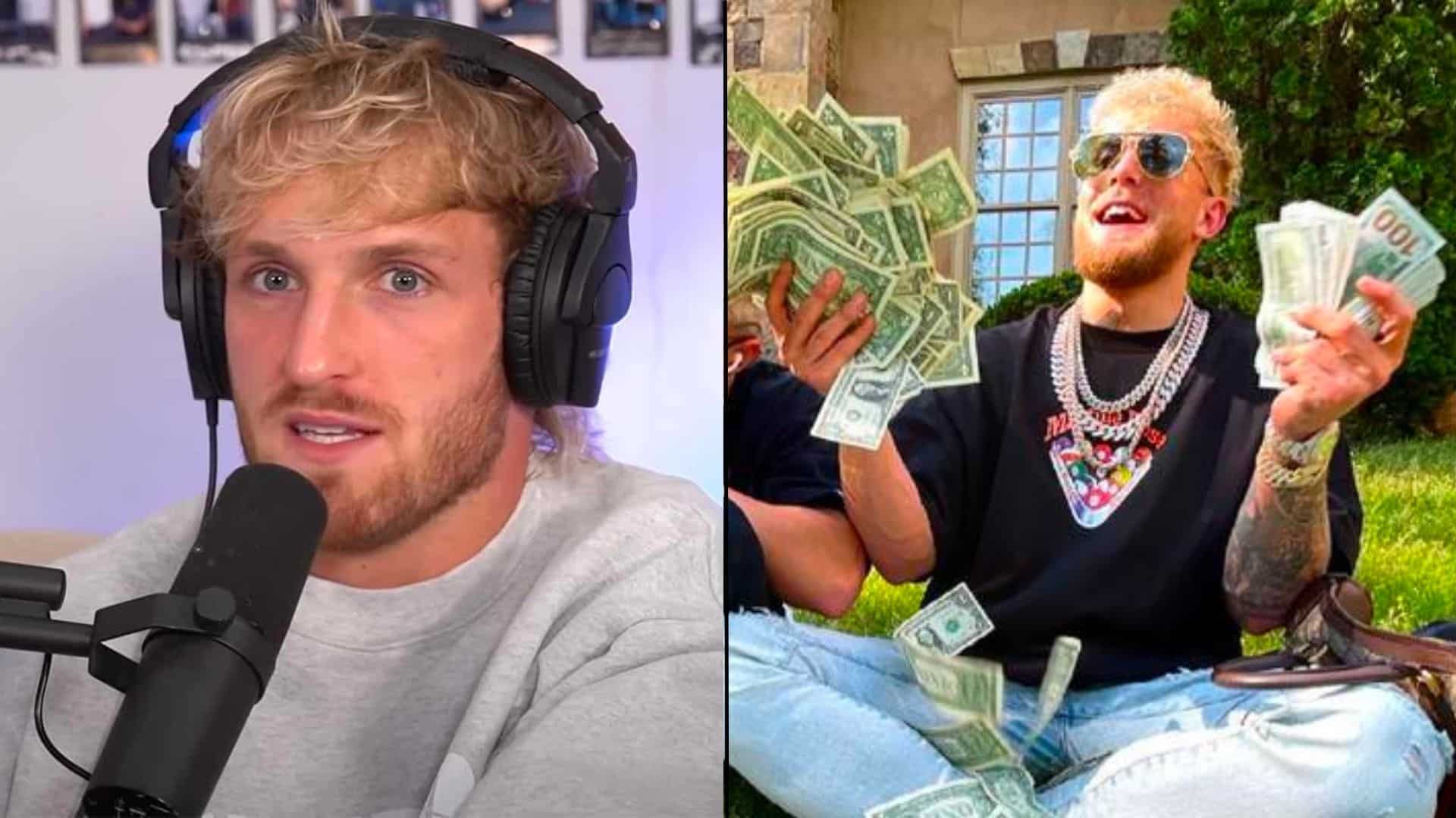 Logan Paul clears up claim that Jake Paul is broke from crypto losses.