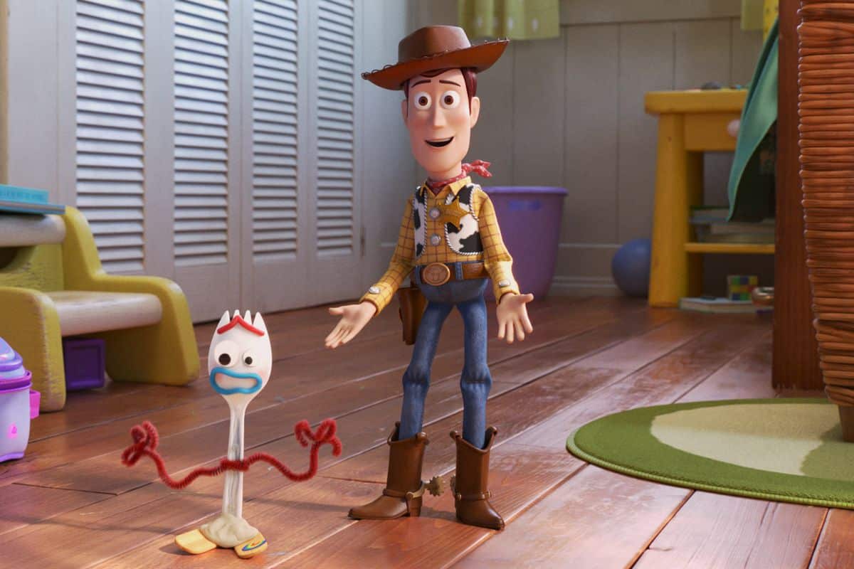 Woody et Forky dans Disney Pixar