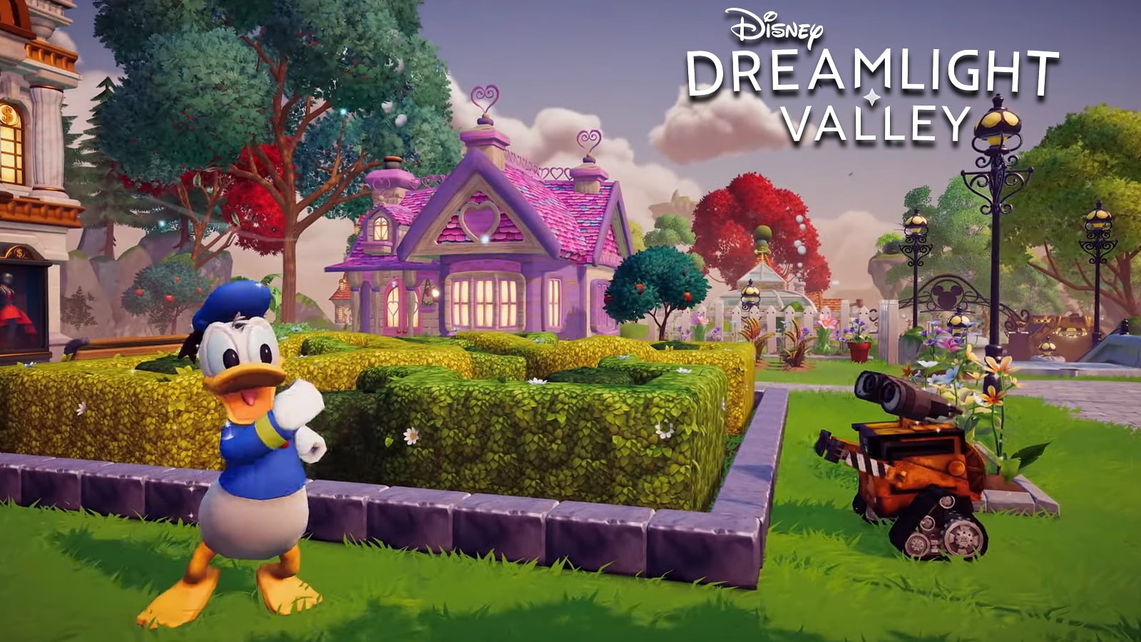 O imagine a unor personaje din Disney Dreamlight Valley