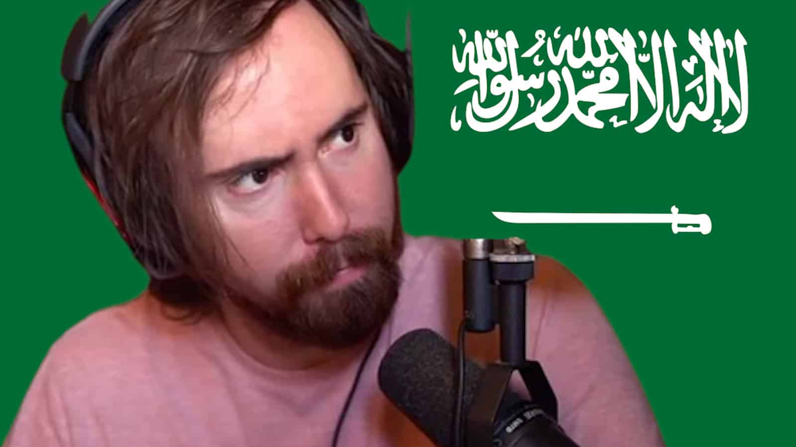 Asmongold يشرح سبب حصوله على رعاية Mizkif المثيرة للجدل في المملكة العربية السعودية