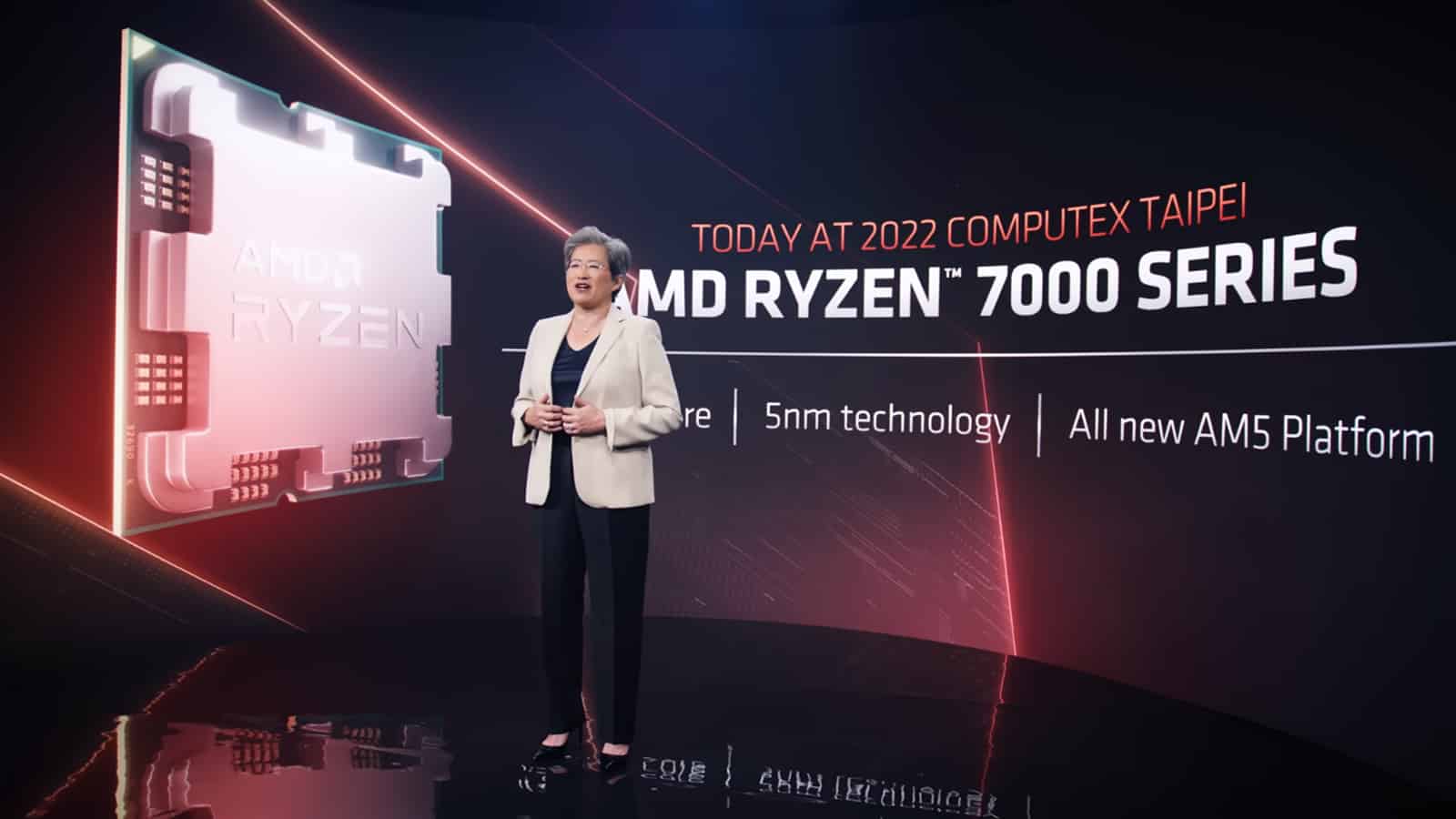 AMD RYZEN 7000 cu Lisa Su